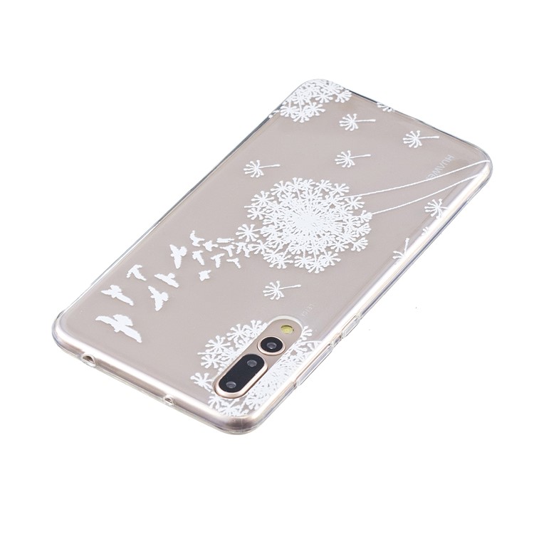 Embossment Patterned Soft TPU Phone Shell for Huawei P20 Pro - Dandelion-3
