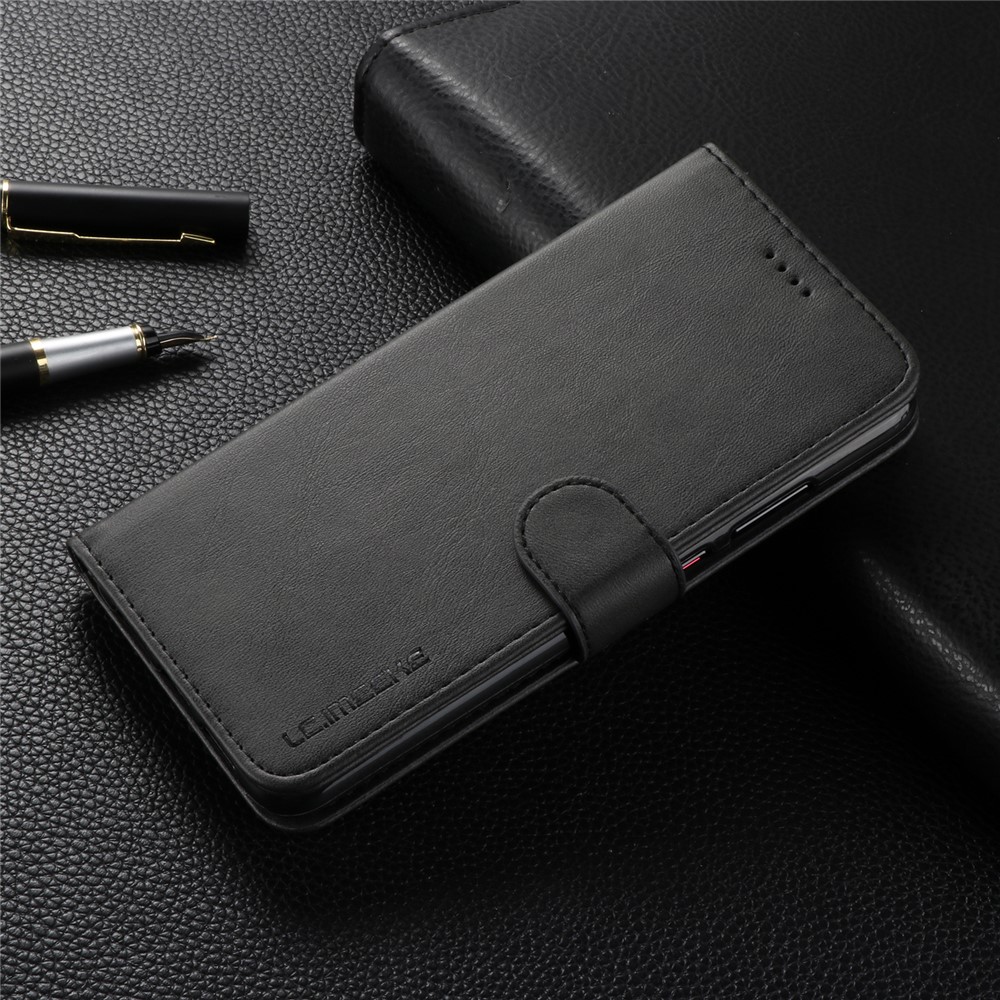 Lc. Custodia Per Supporto in Pelle Del Portafoglio Imeeke Per Huawei P20 Pro Dopited Filand Cover Caspe - Nero