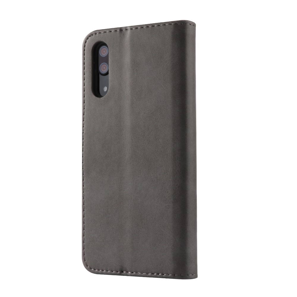 LC.IMEEKE Wallet Leather Stand Cover for Huawei P20 Pro - Grey-6