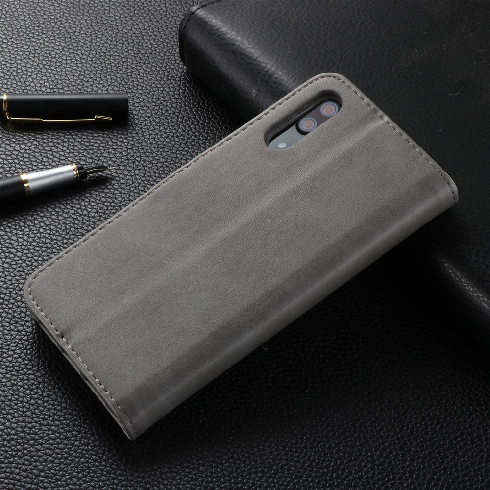 LC.IMEEKE Wallet Leather Stand Cover for Huawei P20 Pro - Grey-9