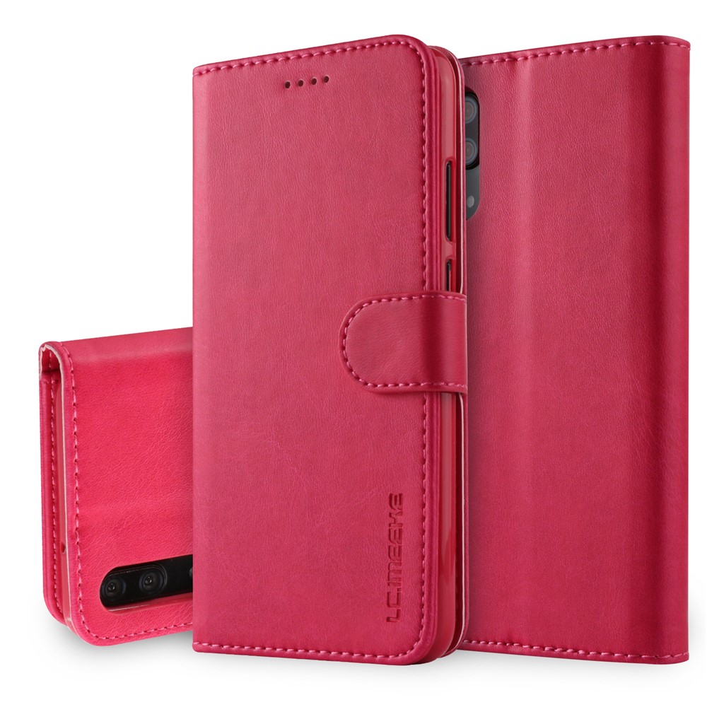LC.IMEEKE Wallet Leather Case with Stand for Huawei P20 Pro - Rose-1