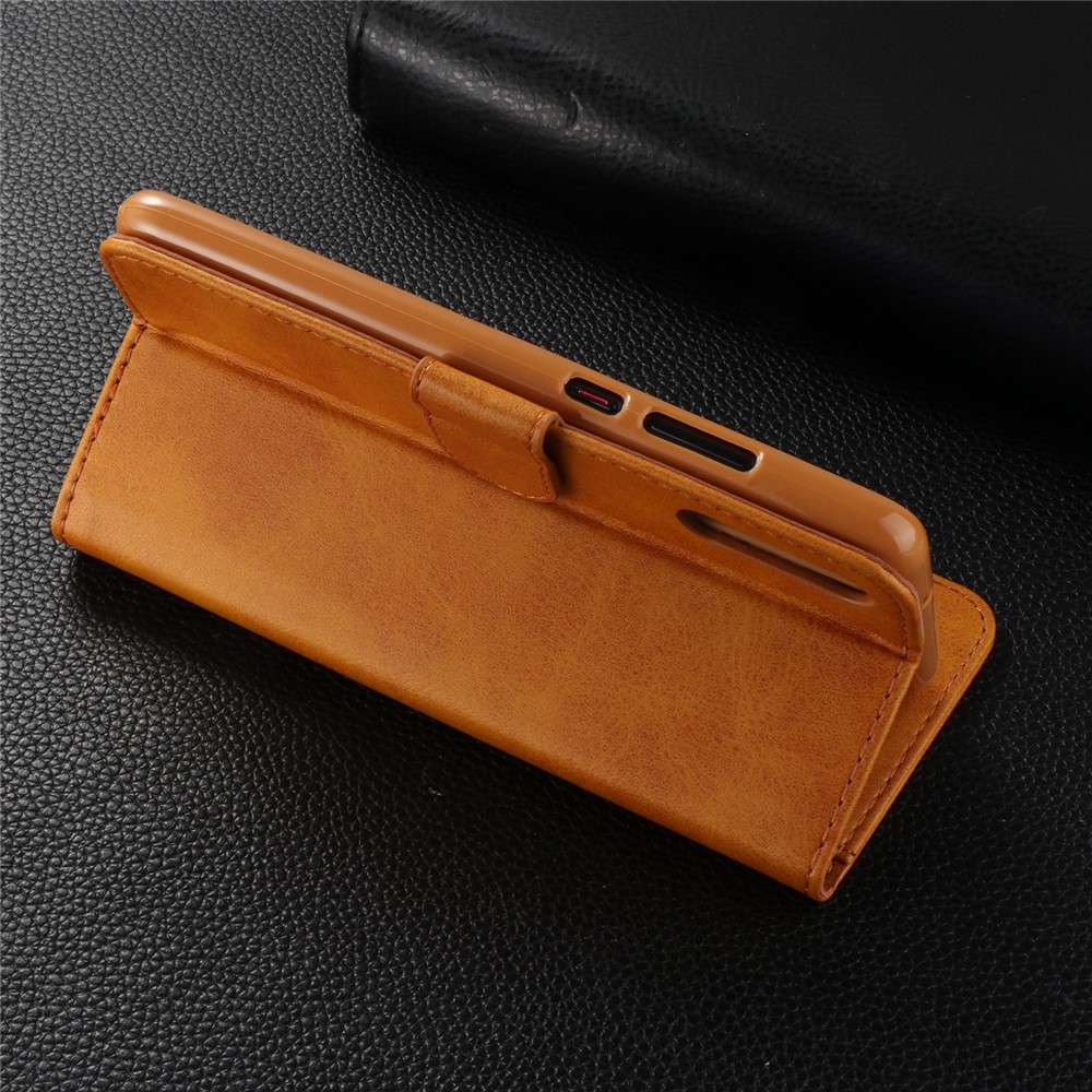 LC.IMEEKE Wallet Leather Cover with Stand for Huawei P20 Pro - Brown-11