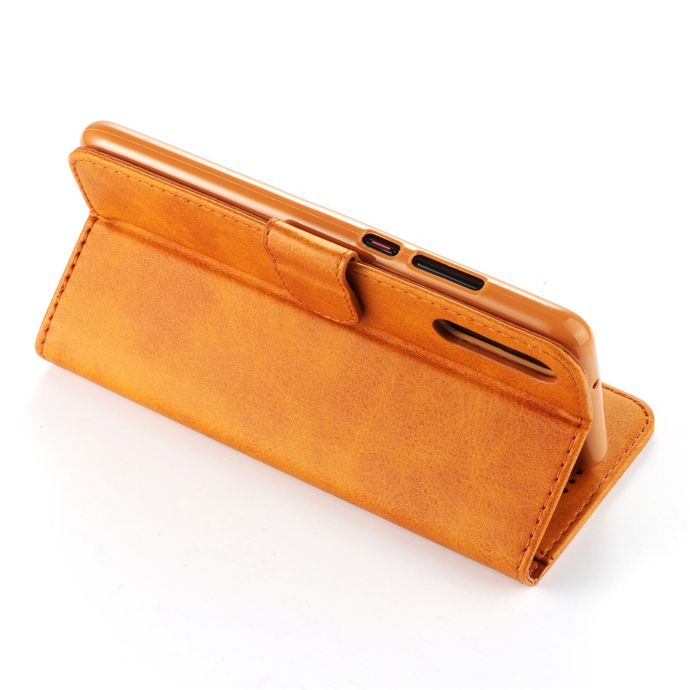 LC.IMEEKE Wallet Leather Cover with Stand for Huawei P20 Pro - Brown-4