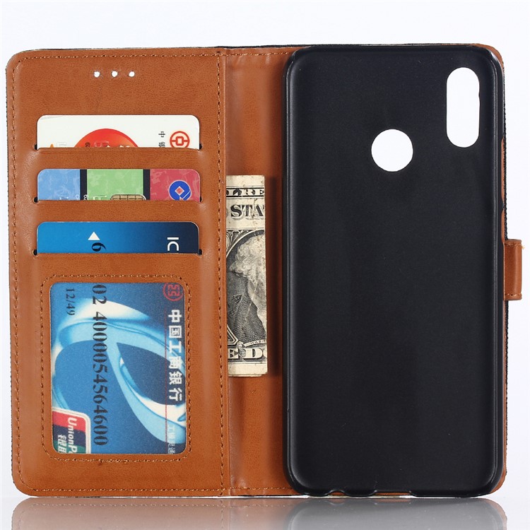 Jeans Cloth Leather Wallet Cover for Huawei P20 Lite / Nova 3e - Baby Blue-3