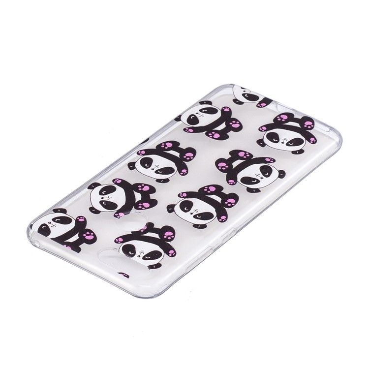 Pattern Printing IMD TPU Back Casing for Huawei Honor 7X - Cute Pandas-3