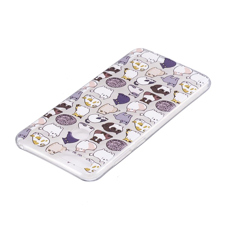 Pattern Printing IMD TPU Back Case Shell for Huawei Honor 7X - Cartoon Animals-3