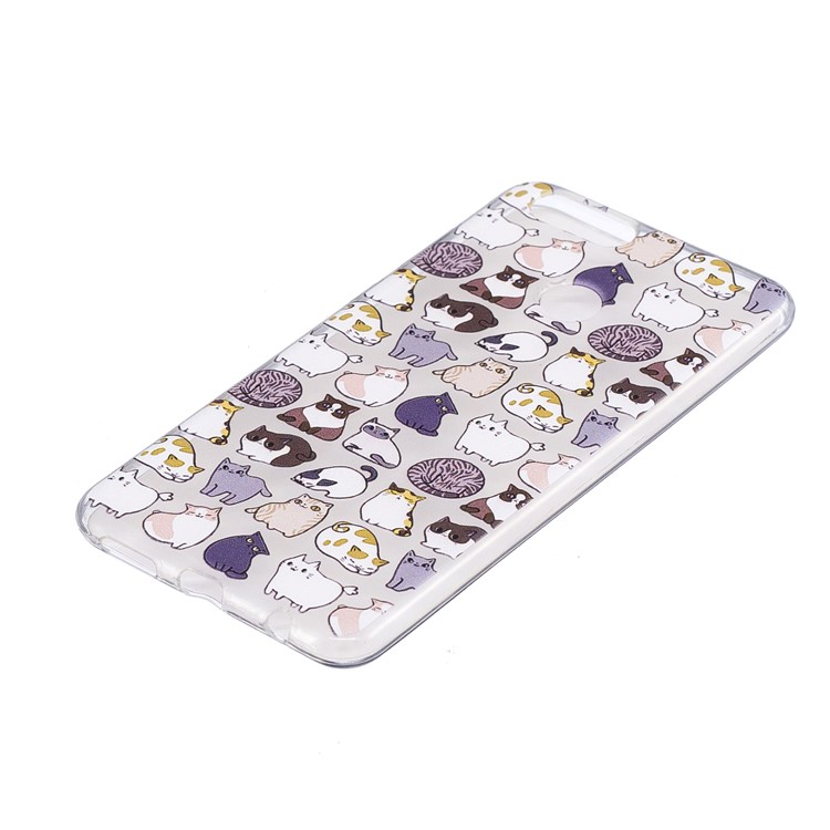 Pattern Printing IMD TPU Back Case Shell for Huawei Honor 7X - Cartoon Animals-4