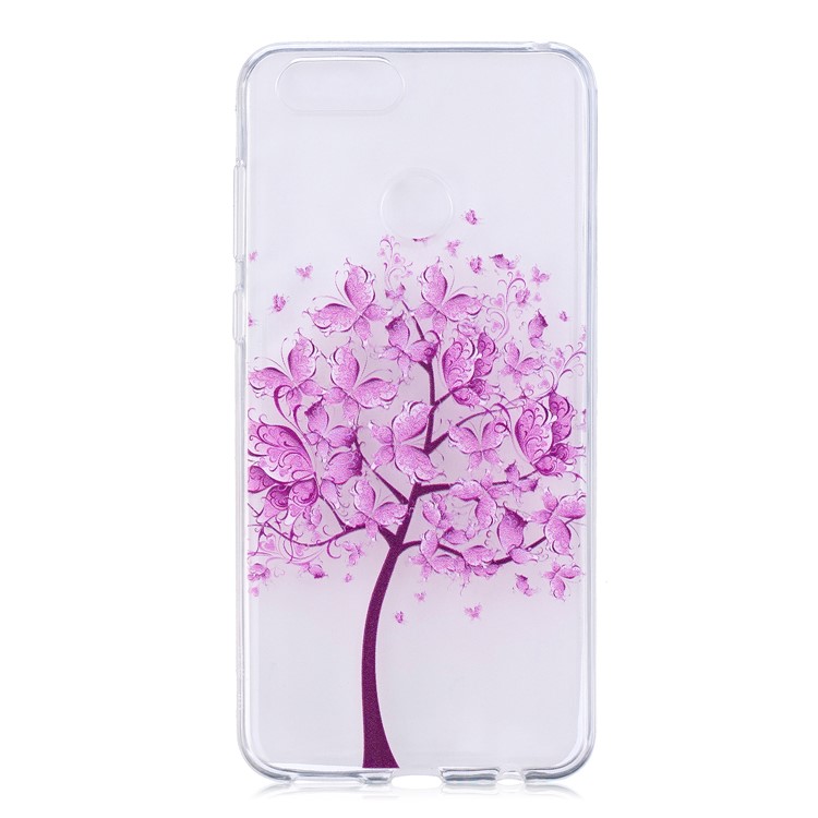 Pattern Printing IMD TPU Back Cellphone Cover for Huawei Honor 7X - Tree-2