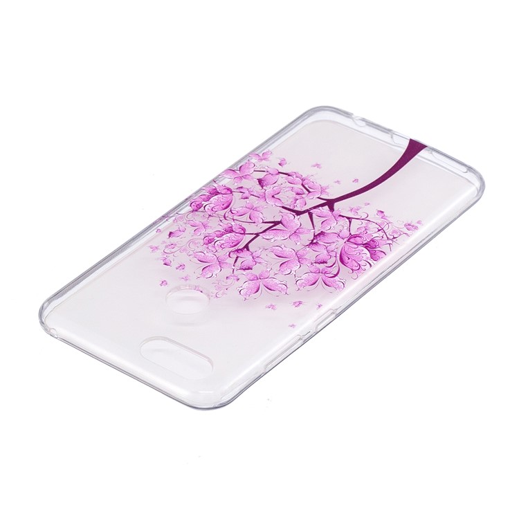 Pattern Printing IMD TPU Back Cellphone Cover for Huawei Honor 7X - Tree-4