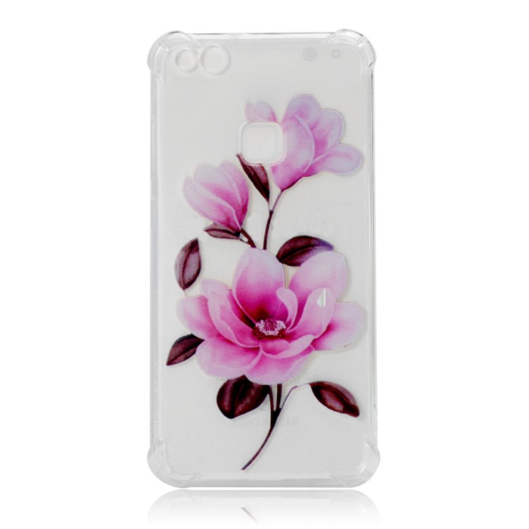 Pattern Printing TPU Accessory Case for Huawei P10 Lite - Vivid Flower-2