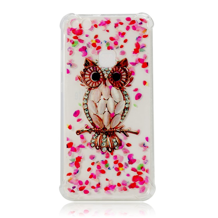 Pattern Printing TPU Phone Case Accessory for Huawei P10 Lite - Shiny Owl-2