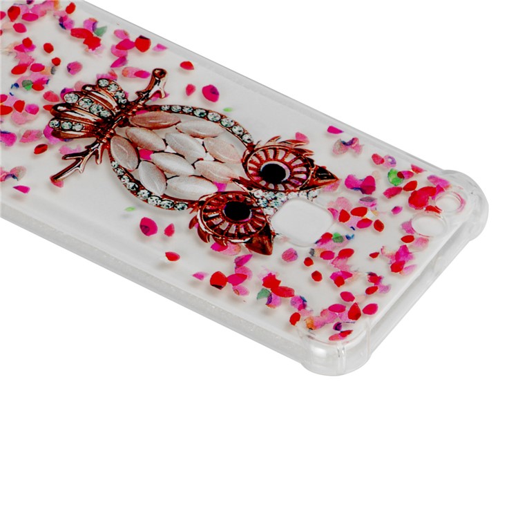 Pattern Printing TPU Phone Case Accessory for Huawei P10 Lite - Shiny Owl-4
