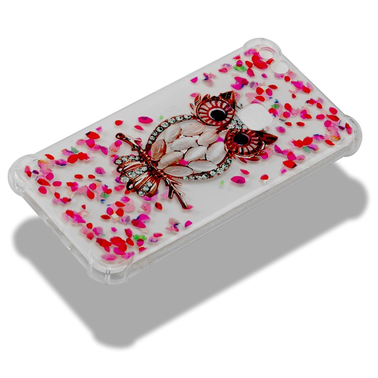 Pattern Printing TPU Phone Case Accessory for Huawei P10 Lite - Shiny Owl-5
