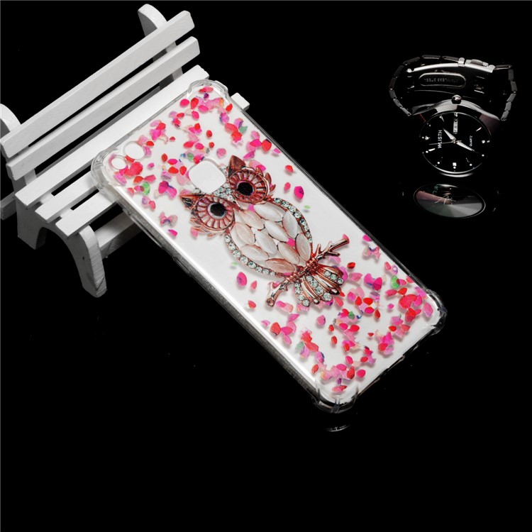 Pattern Printing TPU Phone Case Accessory for Huawei P10 Lite - Shiny Owl-6
