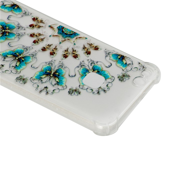 Pattern Printing Flexible TPU Casing for Huawei P10 Lite - Butterflies-4