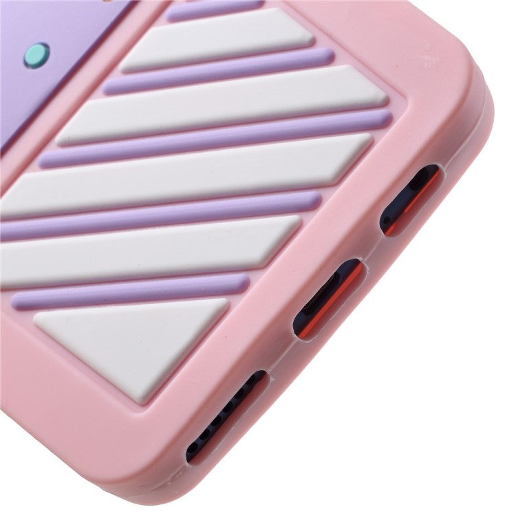 3D Cherry Ice Cream Soft Silicone Case for Huawei Mate 10 Lite / nova 2i / Maimang 6 / Honor 9i (India) - Pink-6