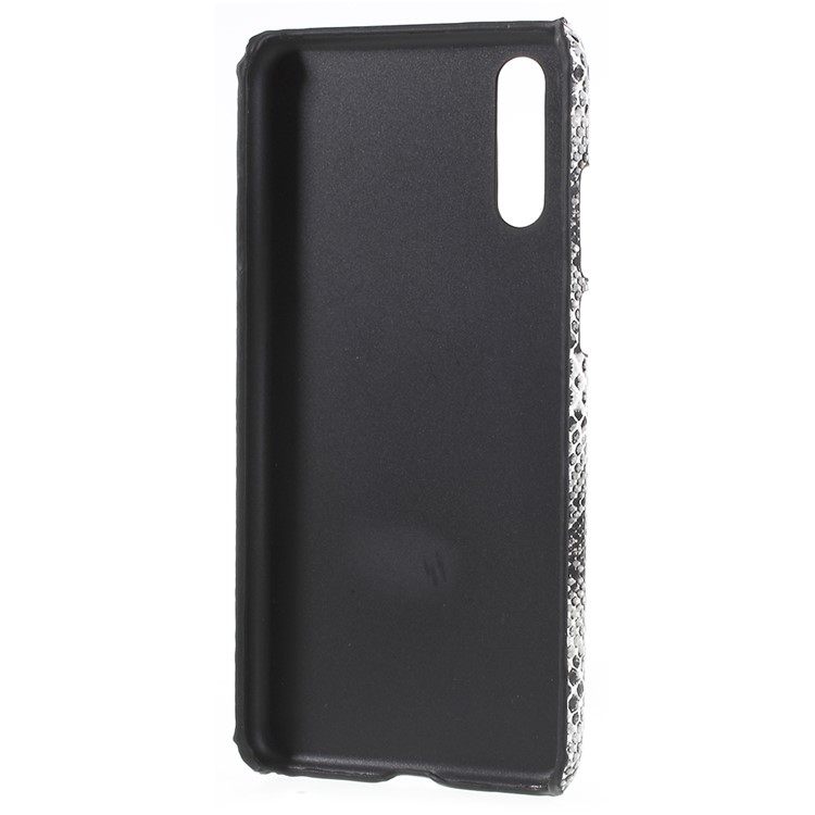 PU Leather Coated PC Super Thin Mobile Phone Case for Huawei P20 - Snake Texture-4
