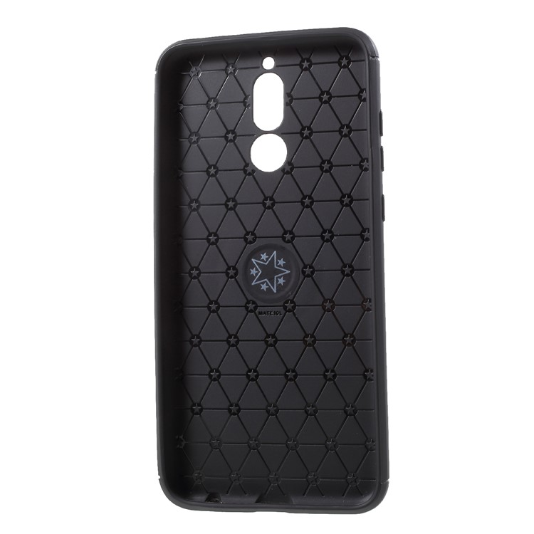 Anel de Dedo de Metal TPU TPU Topelo Molele Tope Para Huawei Mate 10 Lite - Preto