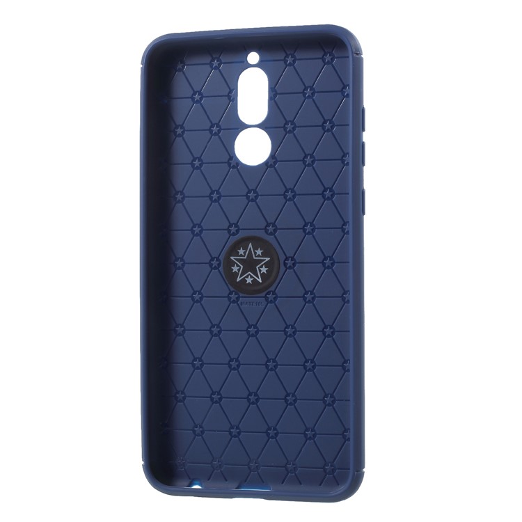 Metal Finger Ring Kickstand TPU Back Shell for Huawei Mate 10 Lite - Blue-7