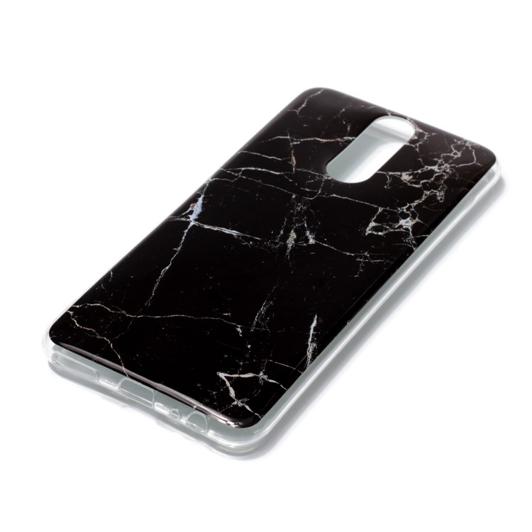 Marble Pattern IMD TPU Back Case for Huawei Mate 10 Lite / nova 2i / Maimang 6 / Honor 9i (India) - Black-2