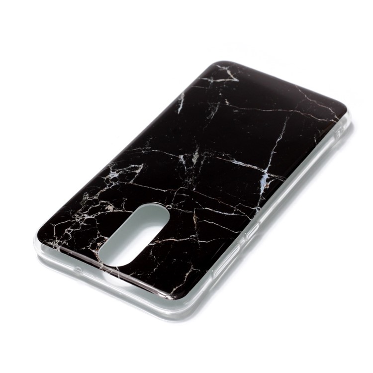 Marble Pattern IMD TPU Back Case for Huawei Mate 10 Lite / nova 2i / Maimang 6 / Honor 9i (India) - Black-3