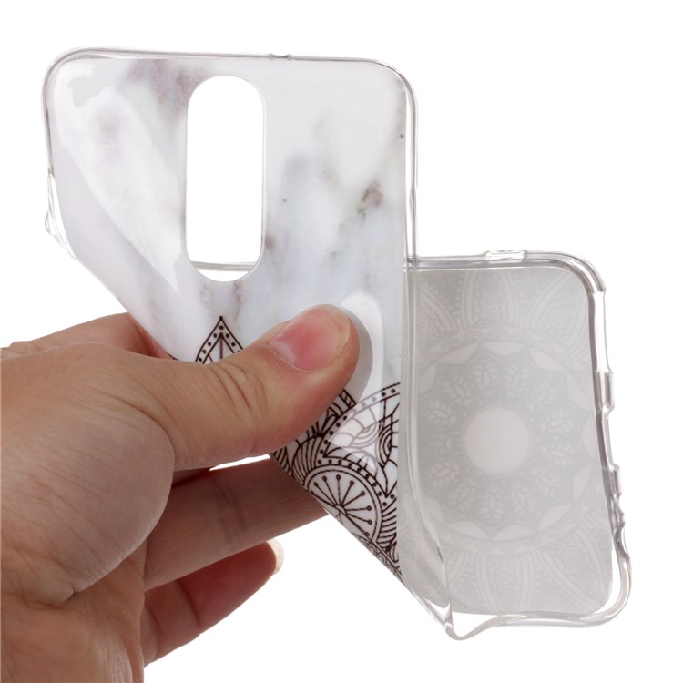 Marble Pattern IMD TPU Back Cover for Huawei Mate 10 Lite / nova 2i / Maimang 6 / Honor 9i (India) - Mandala Pattern-4