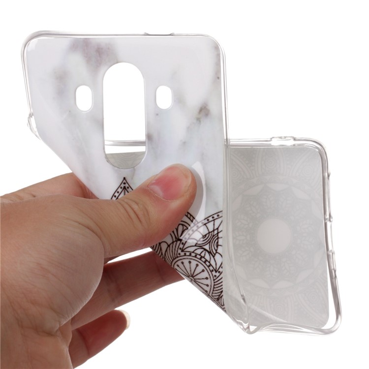 Marble Pattern IMD TPU Case Cover for Huawei Mate 10 Pro - Mandala Pattern-4