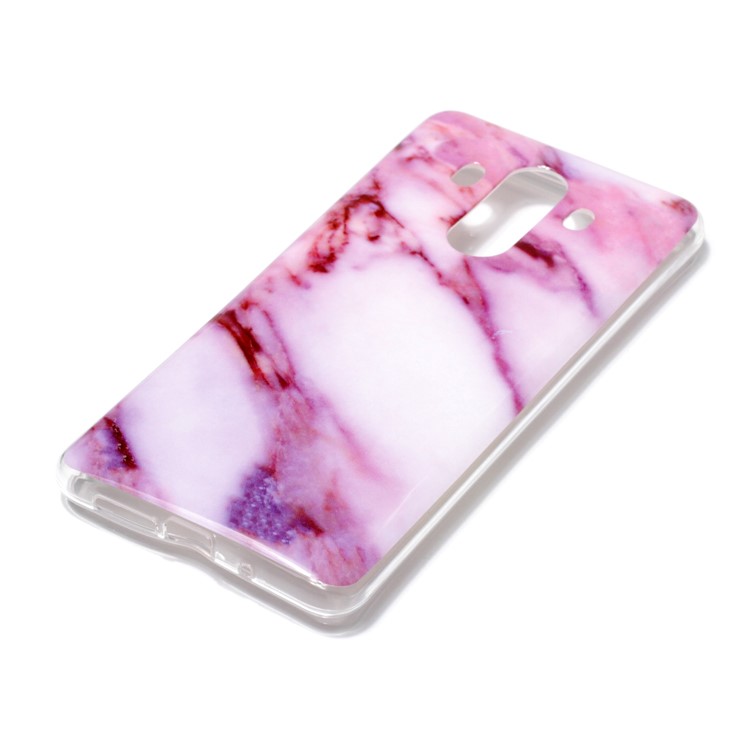 Marble Pattern IMD TPU Mobile Case for Huawei Mate 10 Pro - Pink-2