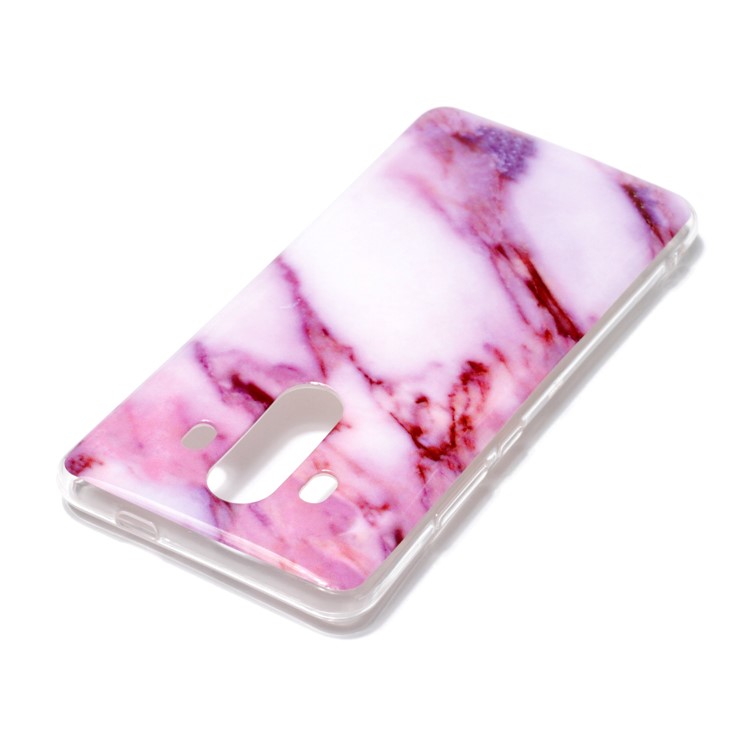 Marble Pattern IMD TPU Mobile Case for Huawei Mate 10 Pro - Pink-3