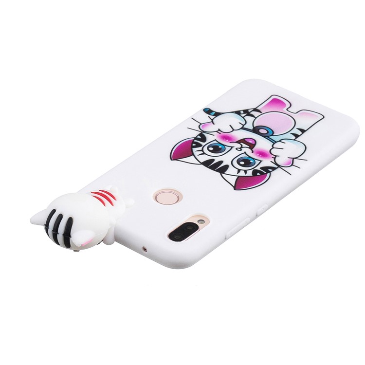 3D Cute Doll Pattern Printing TPU Mobile Case for Huawei P20 Lite / Nova 3e - Tiger-5