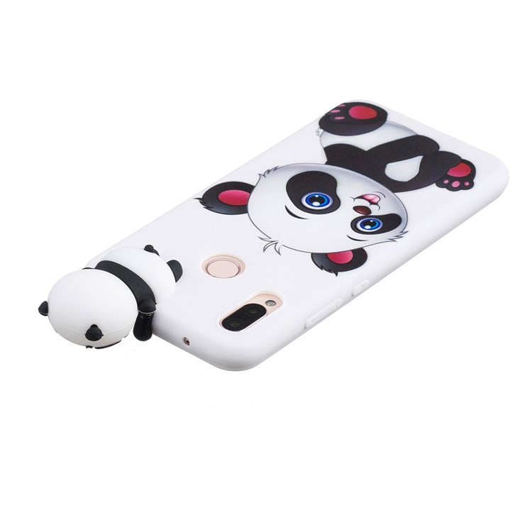 Cubierta de Teléfono TPU de Imprenta de Muñecas 3d Lindo Para Huawei P20 Lite / Nova 3e - Adorable Panda