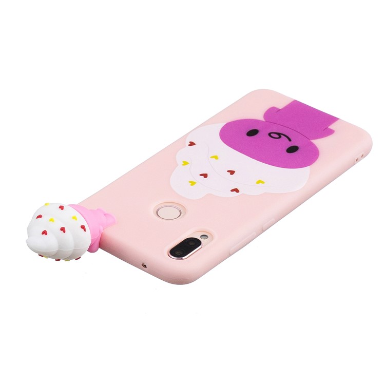 3d Mignon de Poupée Imprimerie TPU Mobile Shell Pour Huawei P20 Lite / Nova 3e - Animal de Dessin Animé