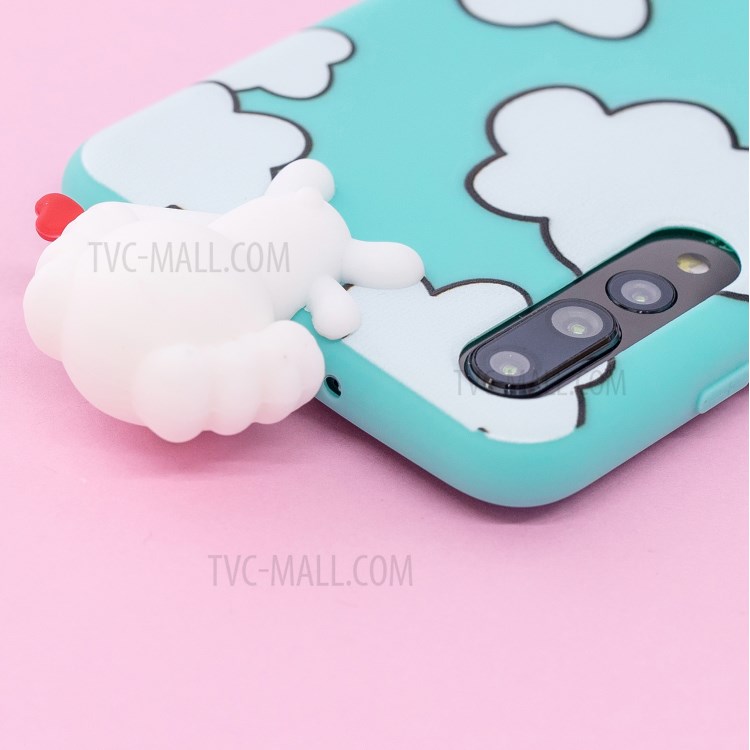 Modelo Lindo De La Muñeca 3D Que Imprime La Caja Del Teléfono De La Parte Posterior De TPU Para Huawei P20 Favorable - Patrón De Nubes-10