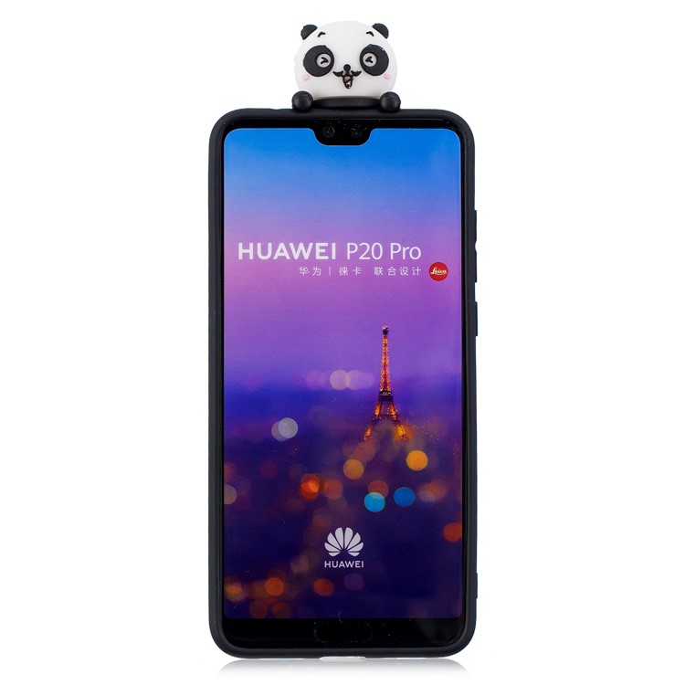 3D Cute Doll Pattern Printing TPU Phone Casing for Huawei P20 Pro - Lovely Pandas-4