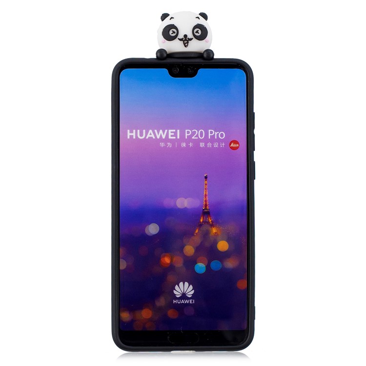 3D Niedliche Puppenmuster -drucktpu -telefongehäuse Für Huawei P20 Pro - Schöne Pandas