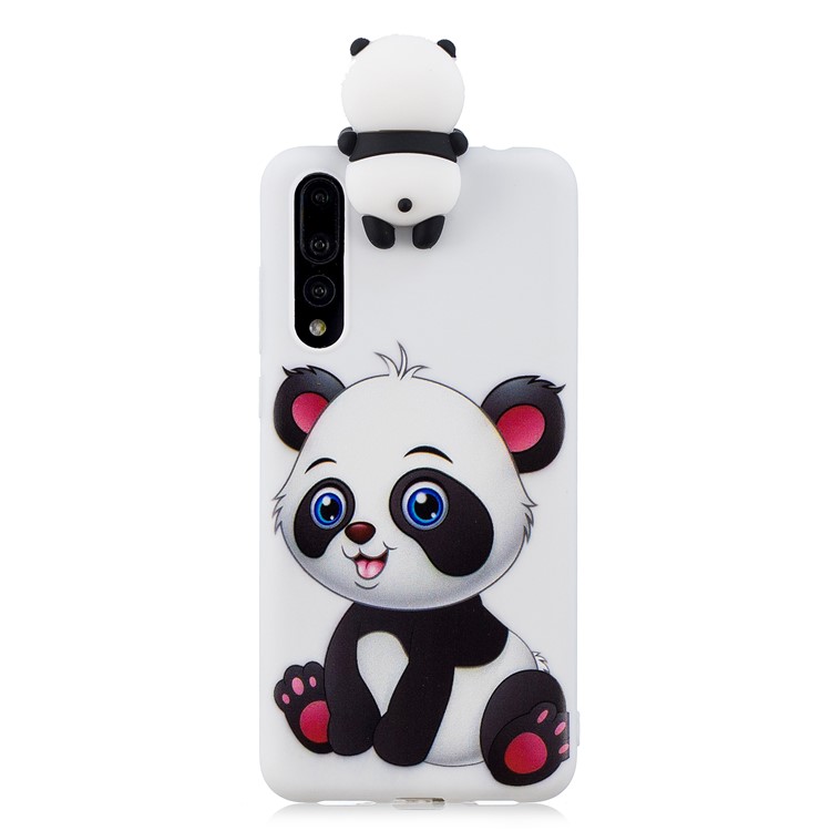 3D Cute Doll Pattern Printing TPU Mobile Phone Cover for Huawei P20 Pro - Adorable Panda-3