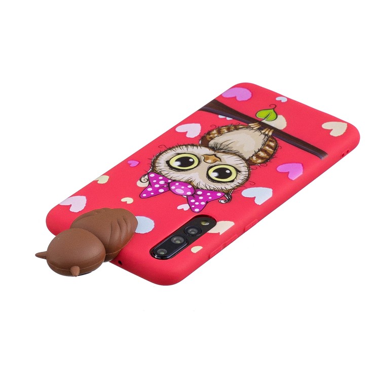 Modelo Lindo De La Muñeca 3D Que Imprime La Cubierta Del Teléfono Celular De TPU Para Huawei P20 Favorable - Búho Hembra-6