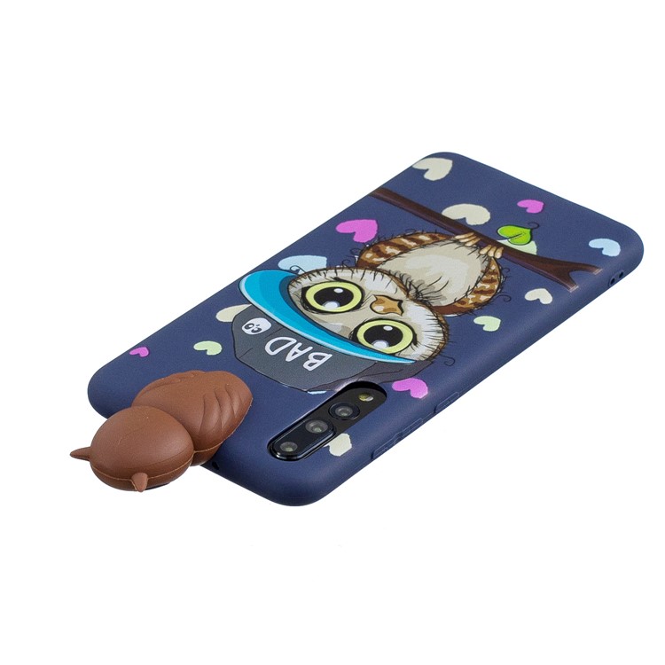 3D Cute Doll Pattern Printing TPU Case Cover Shell for Huawei P20 Pro - Male Owl-5