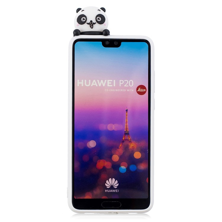 3D Animal Pattern Printing Soft TPU Case for Huawei P20 - Panda-3