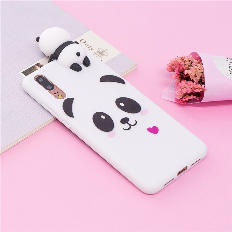 3D Animal Pattern Printing Soft TPU Case for Huawei P20 - Panda-6