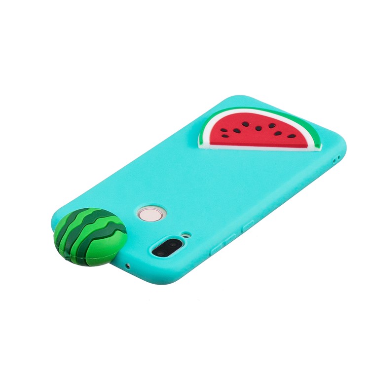 3d Mignon de Poupée Mignon Imprimerie Tpu Casse Pour Huawei P20 Lite / Nova 3e - Pastèque