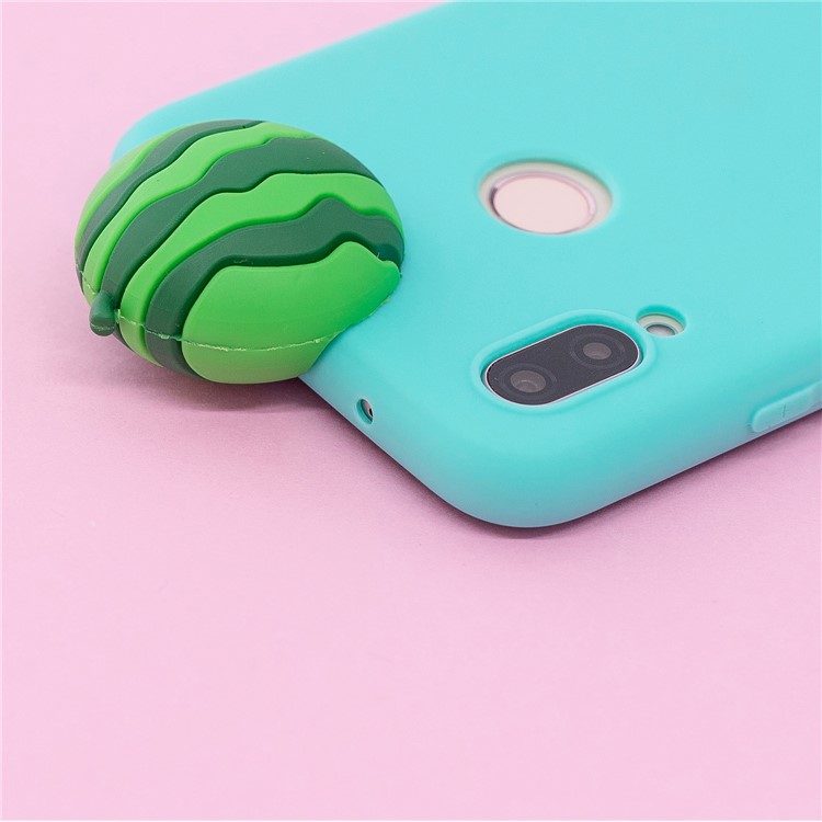 3d Mignon de Poupée Mignon Imprimerie Tpu Casse Pour Huawei P20 Lite / Nova 3e - Pastèque