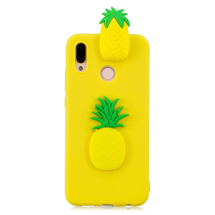 3D Cute Doll Pattern Printing TPU Shell for Huawei P20 Lite / Nova 3e - Pineapple-2