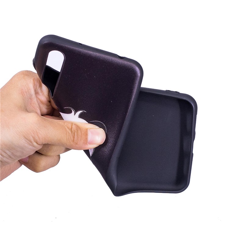 Embossment Modelado Tampa Do Telefone TPU Para Huawei P20 Pro - Panda Adorável-5