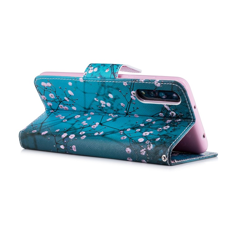 Pattern Printing Wallet Leather Flip Stand Cover for Huawei P20 Pro - Wintersweet-4