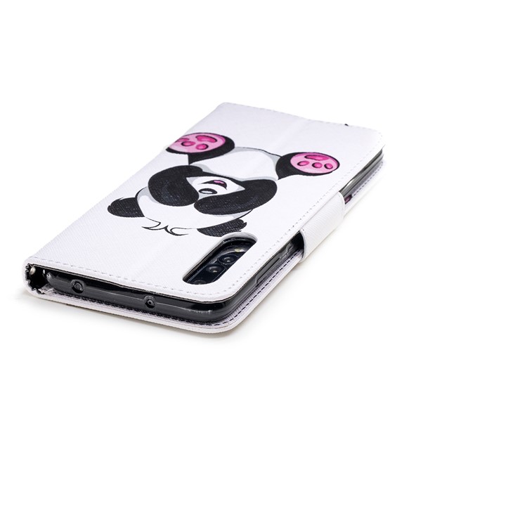 Pattern Printing Wallet Stand Leather Case for Huawei P20 Pro - Adorable Panda-7