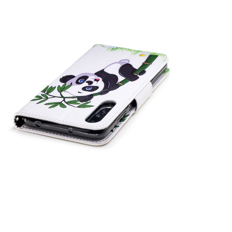 Pattern Printing PU Leather Wallet Stand Phone Shell for Huawei P20 Pro - Lovely Panda-7