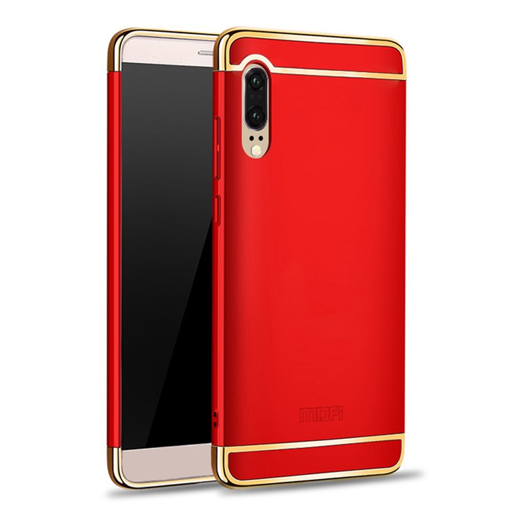 MOFI Guard Series Electroplating PC Phone Shell for Huawei P20 - Red-1