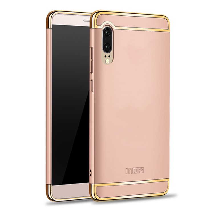 MOFI Guard Series Electroplating PC Mobile Casing for Huawei P20 - Rose Gold-1
