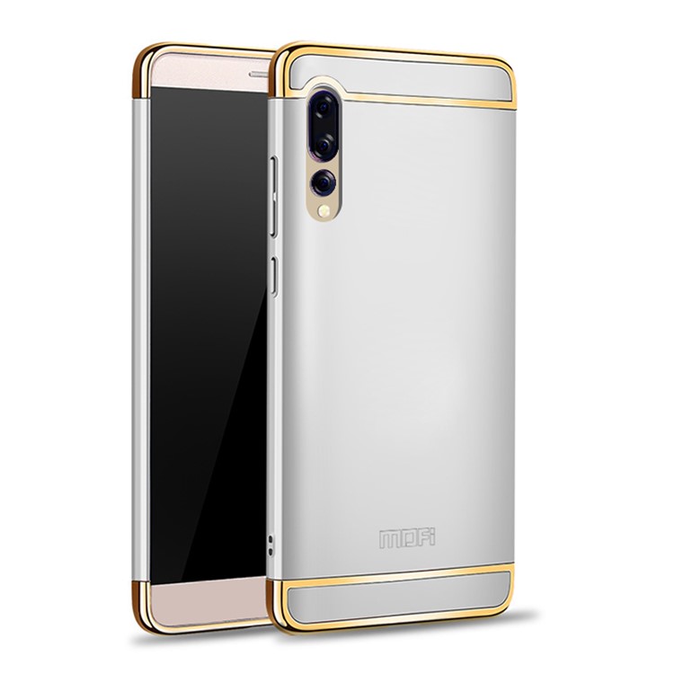 MOFI Guard Series Electroplating PC Back Phone Cover for Huawei P20 Pro - Silver-1